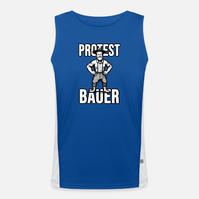 Protest Bauer Funktionelles Kontrast-Tank Top für Männer 