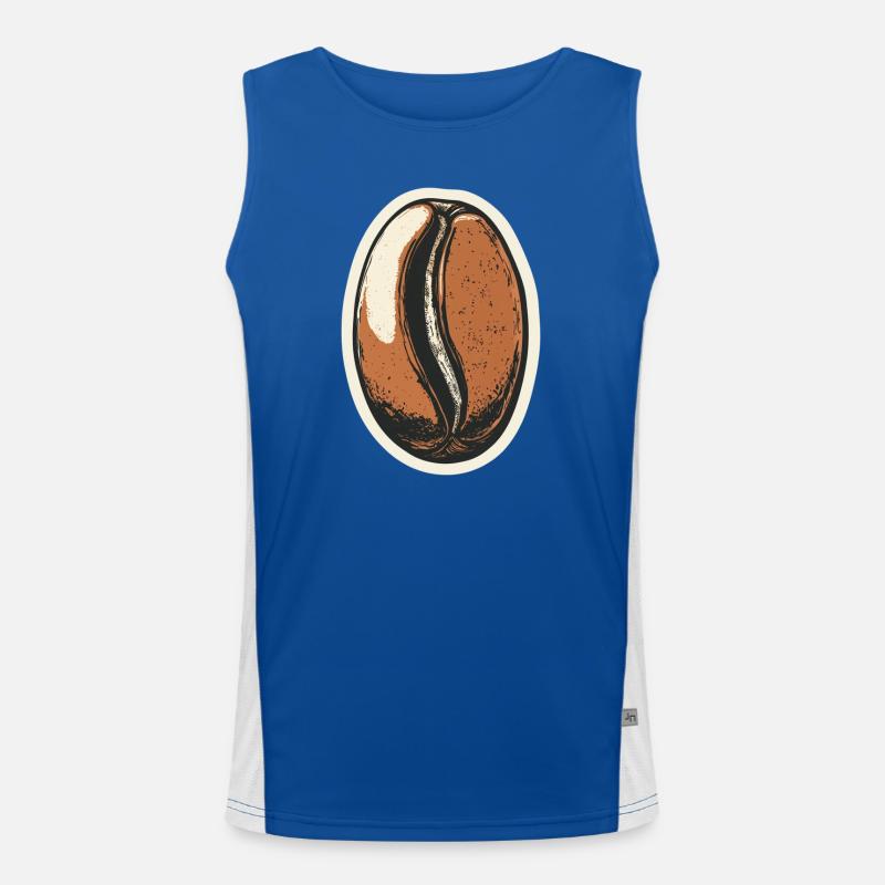 Coffee Men's Functional Contrast Tank Top 