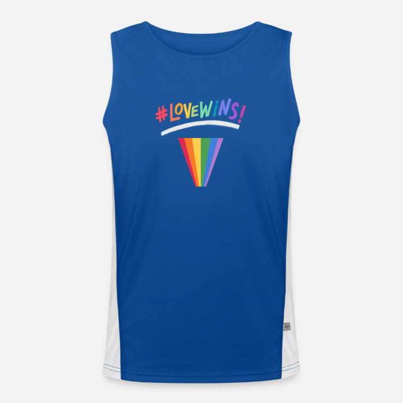 Csd Pride Tshirt Funktionelles Kontrast-Tank Top für Männer 