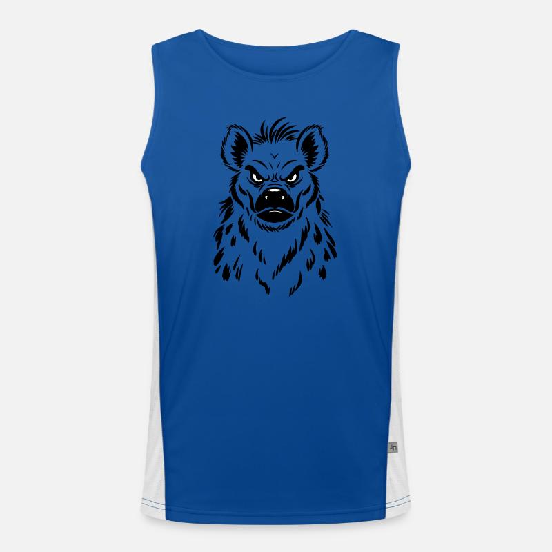 Hyäne Funktionelles Kontrast-Tank Top für Männer 