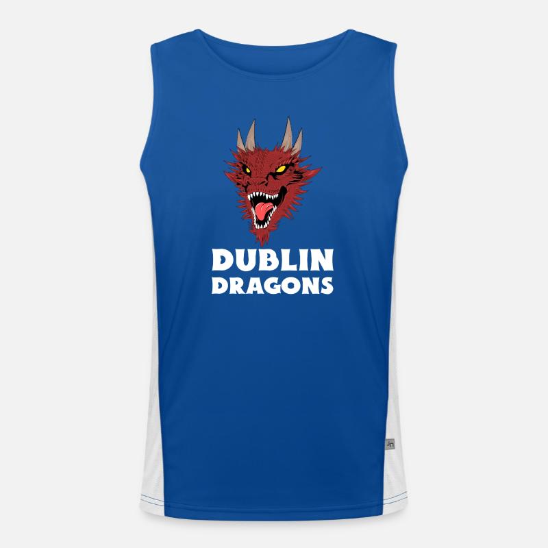 Dublin Dragons Irlande Débardeur respirant contrasté Homme 