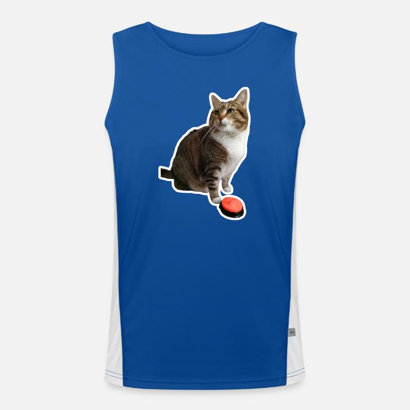 Missty I love you without writing Men's Functional Contrast Tank Top 