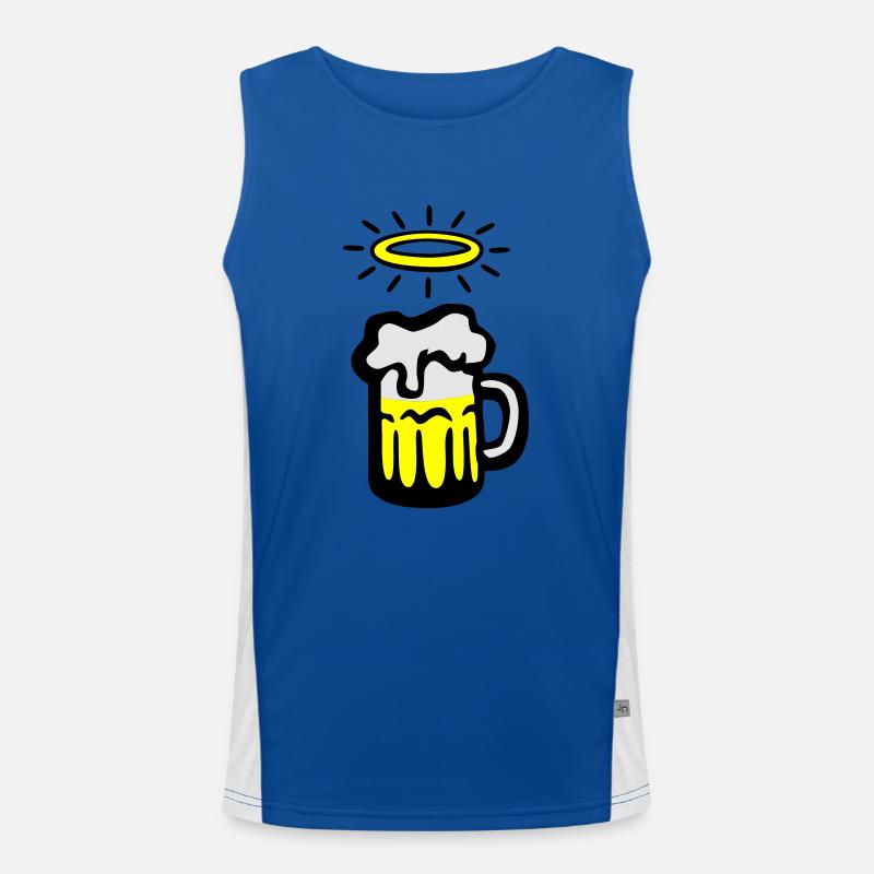 holy_beer Men's Functional Contrast Tank Top 