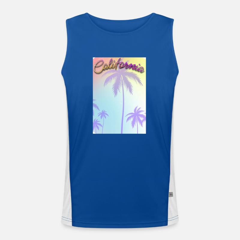 California Funktionelles Kontrast-Tank Top für Männer 