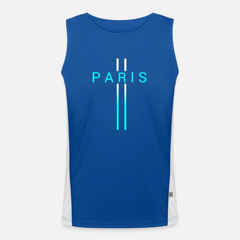 Paris Men's Functional Contrast Tank Top 