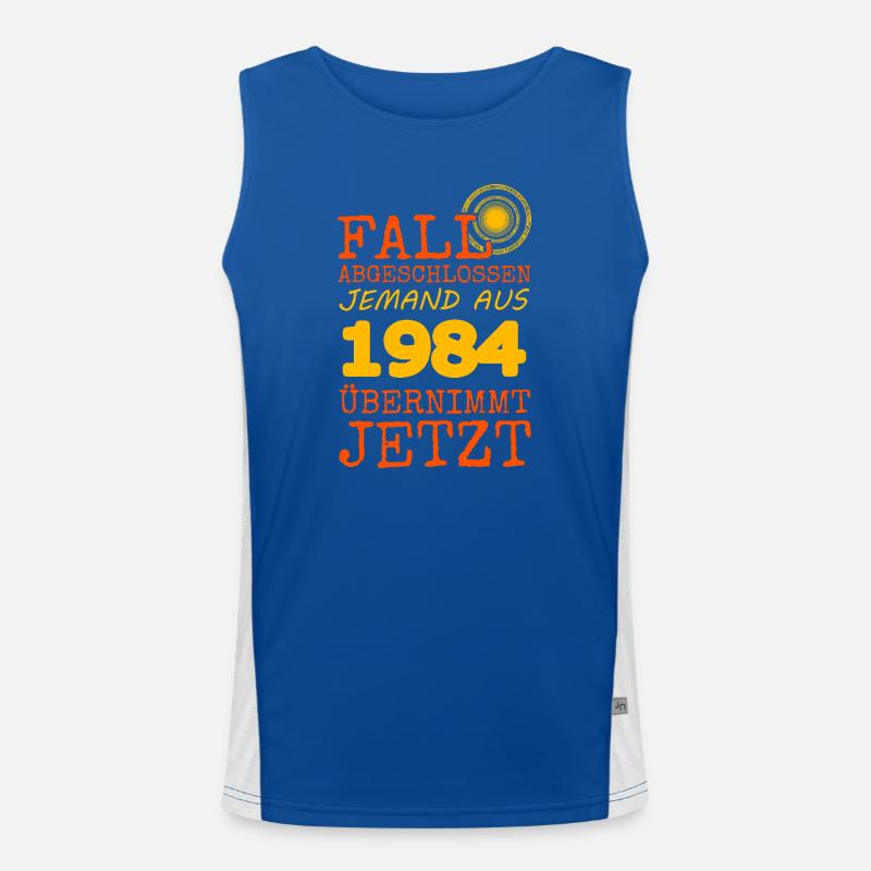 Fall 1984 Funktionelles Kontrast-Tank Top für Männer 