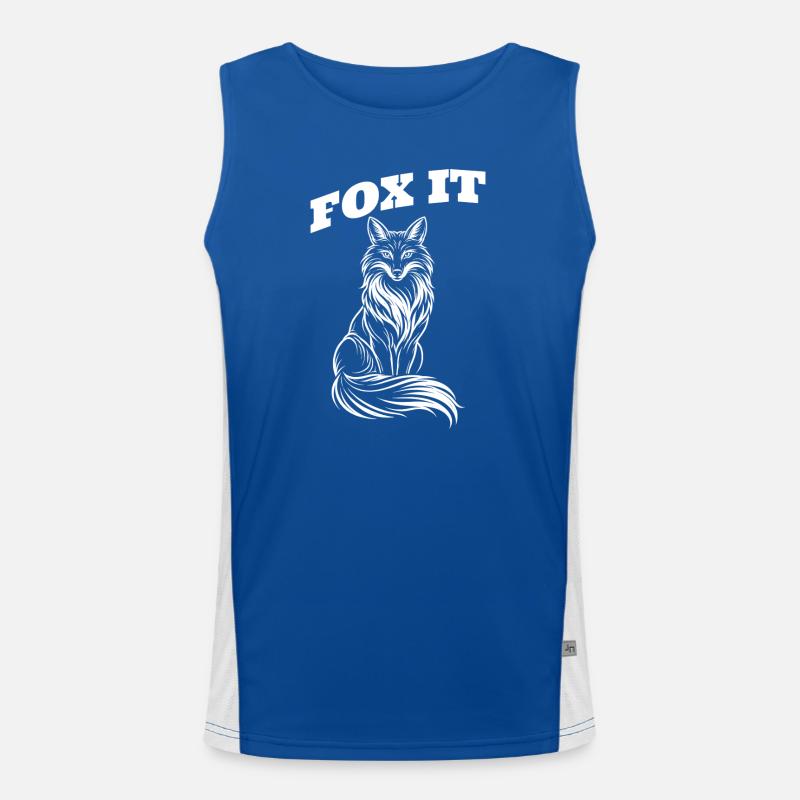 Fox Silhouette - Fox it Men's Functional Contrast Tank Top 