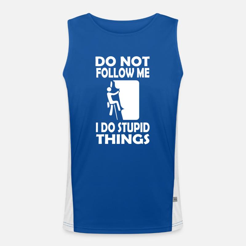 climbing Men's Functional Contrast Tank Top 