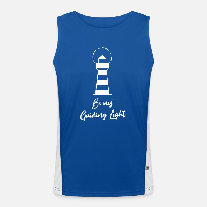 Profound Lighthouse, Be my Guiding Light Men's Functional Contrast Tank Top 