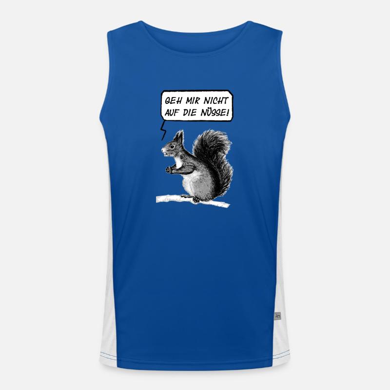Do not go to the nuts 2 Men's Functional Contrast Tank Top 