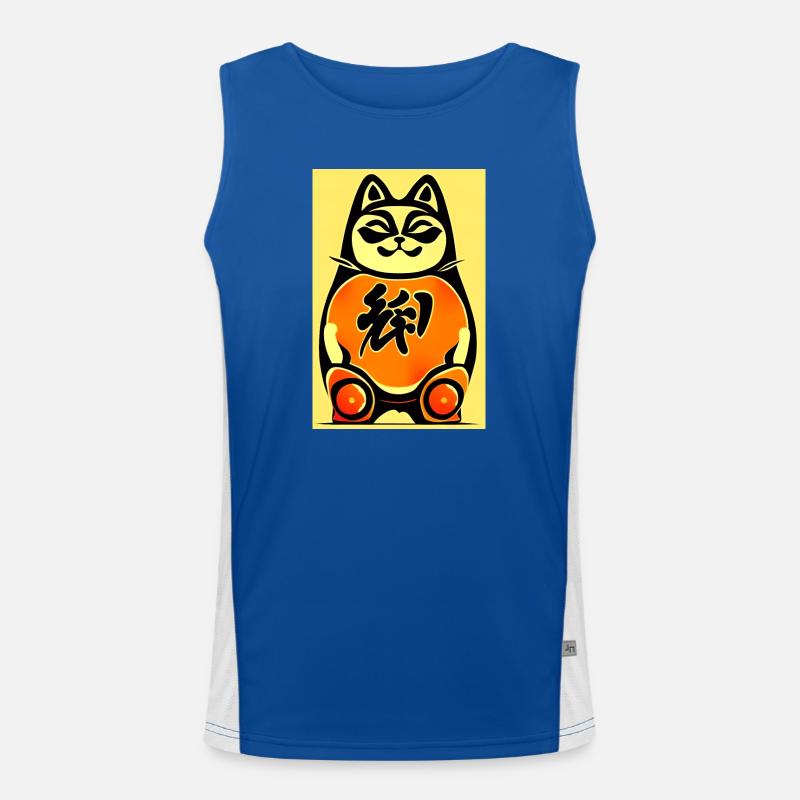 Maneki neko 4 Débardeur respirant contrasté Homme 