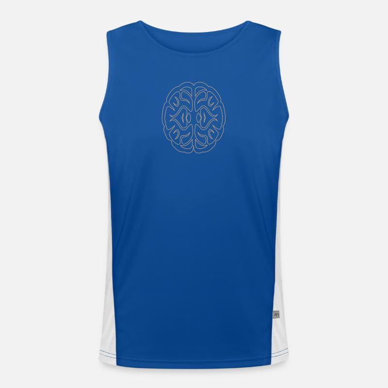 Brain01 Men's Functional Contrast Tank Top 
