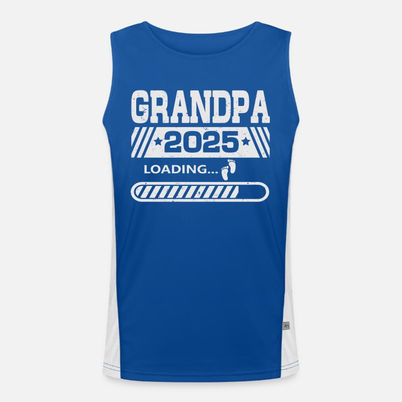 Opa 2025 loading Funktionelles Kontrast-Tank Top für Männer 