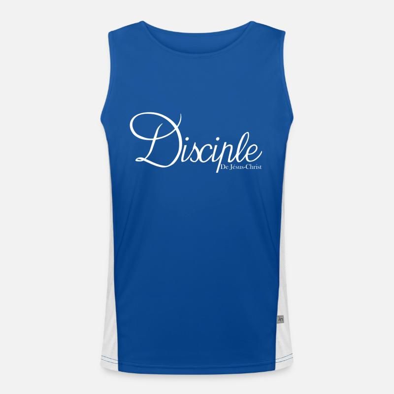 Disciple de Jésus en Blanc Débardeur respirant contrasté Homme 