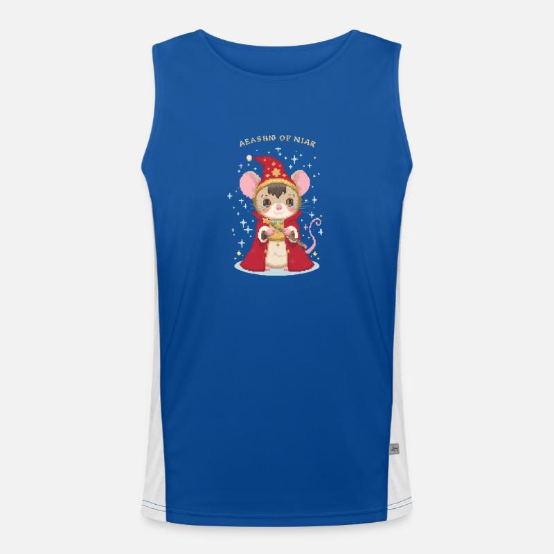 Magic Witch Mouse Men's Functional Contrast Tank Top 
