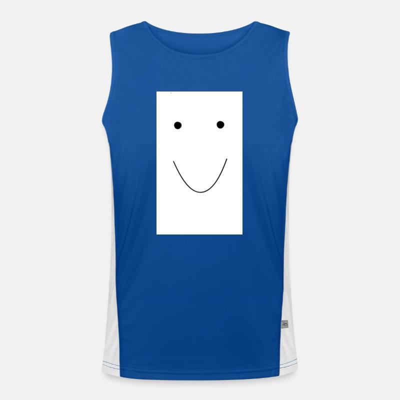 Ein beunruhigendes Lächeln Funktionelles Kontrast-Tank Top für Männer 