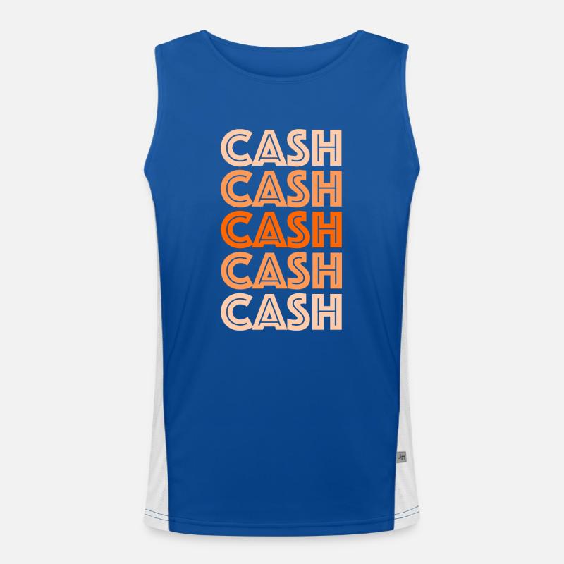 Conception du gradient CASH Débardeur respirant contrasté Homme 