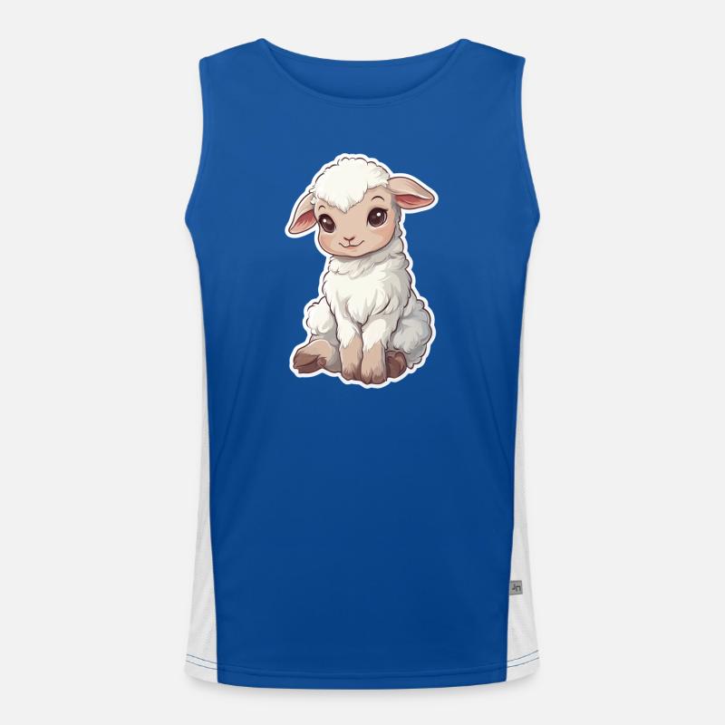 Sheep Men's Functional Contrast Tank Top 