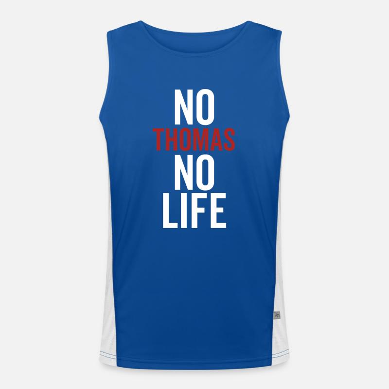 Pas de Thomas Pas de vie Débardeur respirant contrasté Homme 