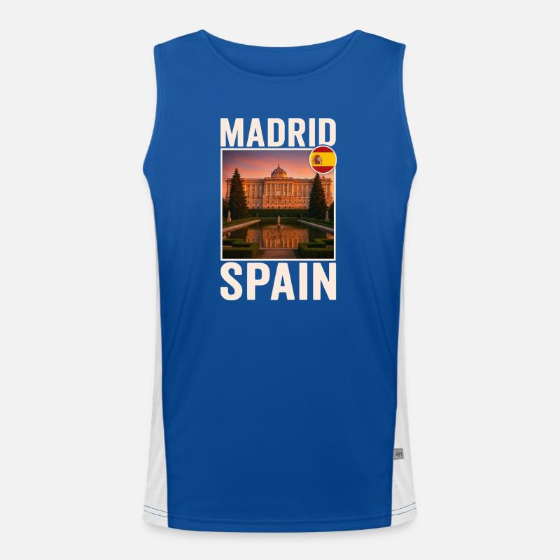 Madrid Men's Functional Contrast Tank Top 