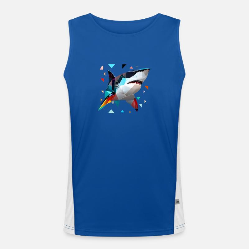 White Shark Men's Functional Contrast Tank Top 