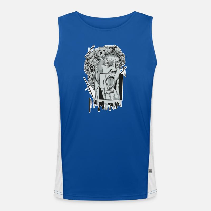 Sculpture by David Men's Functional Contrast Tank Top 