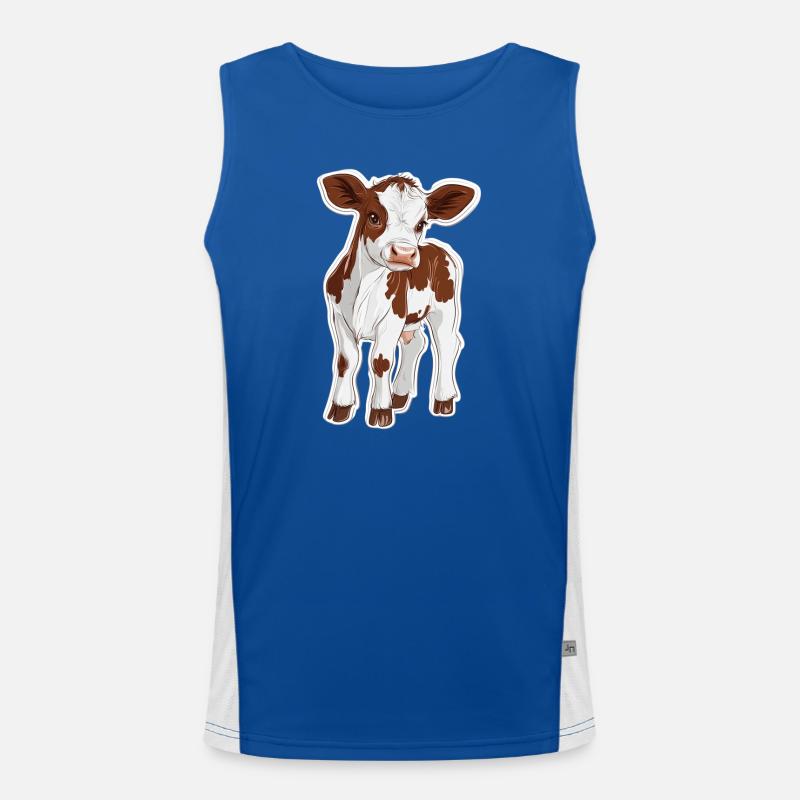 Vache Débardeur respirant contrasté Homme 