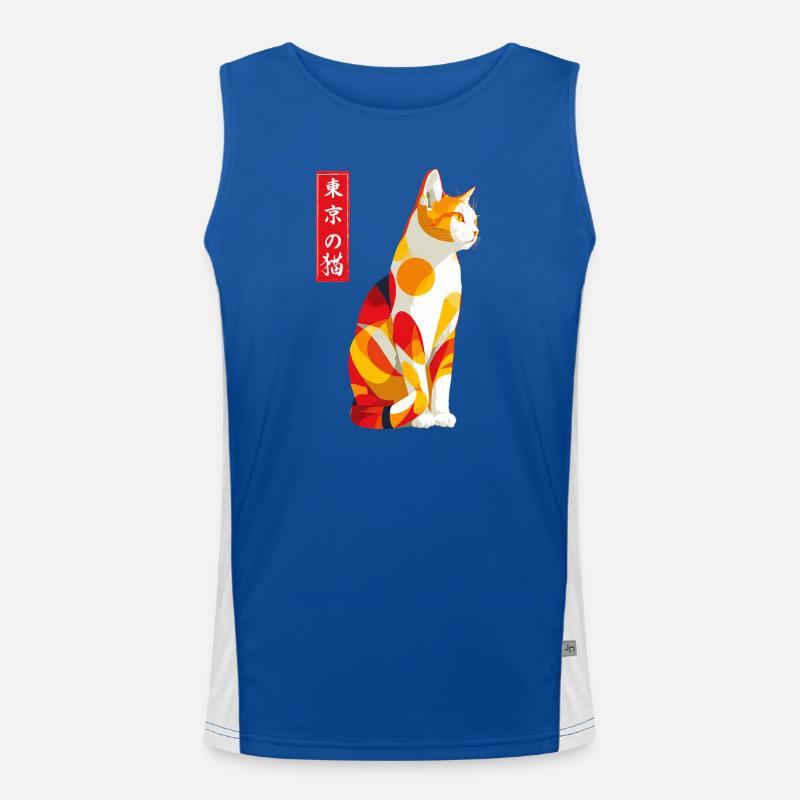 Chat de Tokyo Débardeur respirant contrasté Homme 