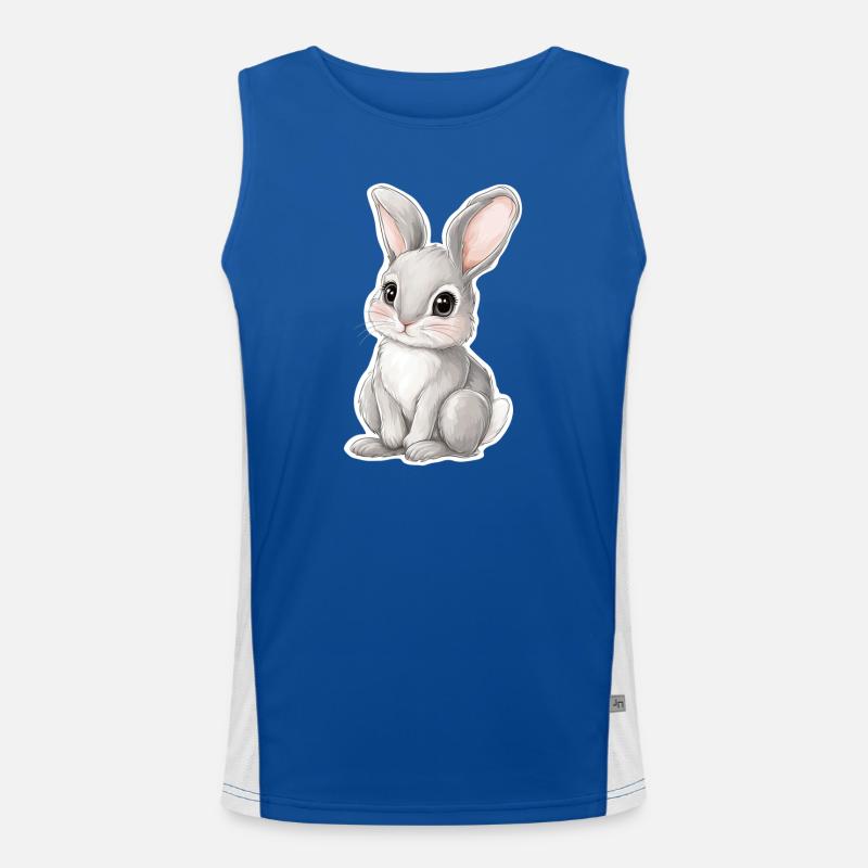 Hase Funktionelles Kontrast-Tank Top für Männer 