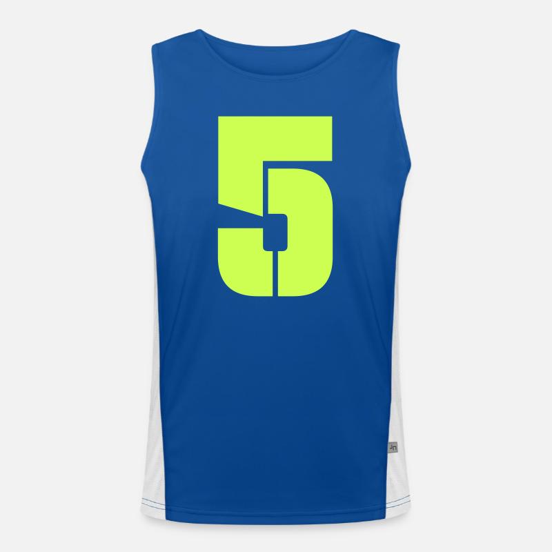 5 Funktionelles Kontrast-Tank Top für Männer 