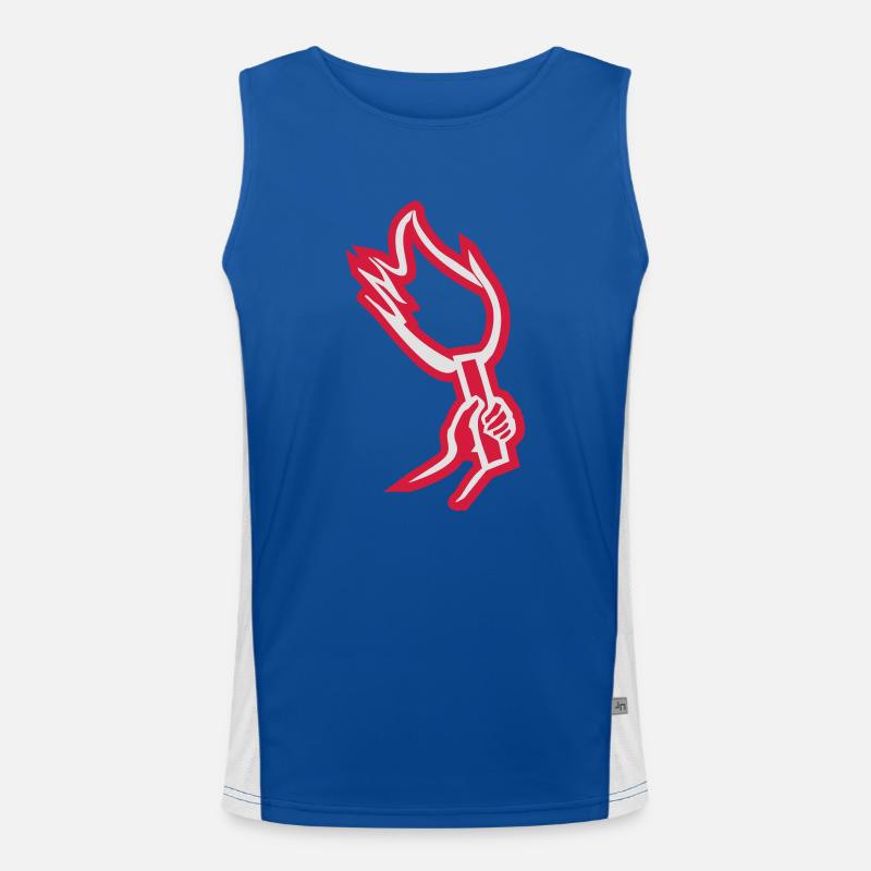 pyro Funktionelles Kontrast-Tank Top für Männer 