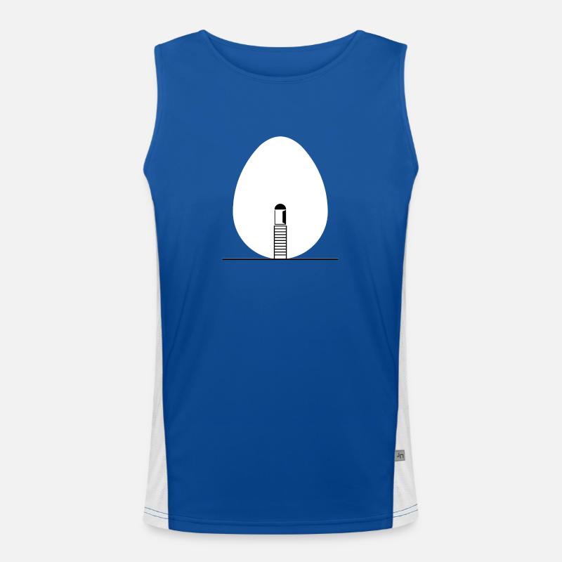Egg Egg Egg Men's Functional Contrast Tank Top 
