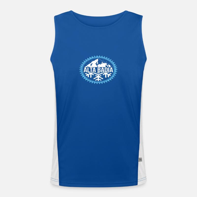 ALTA BADIA Winter mountains Men's Functional Contrast Tank Top 