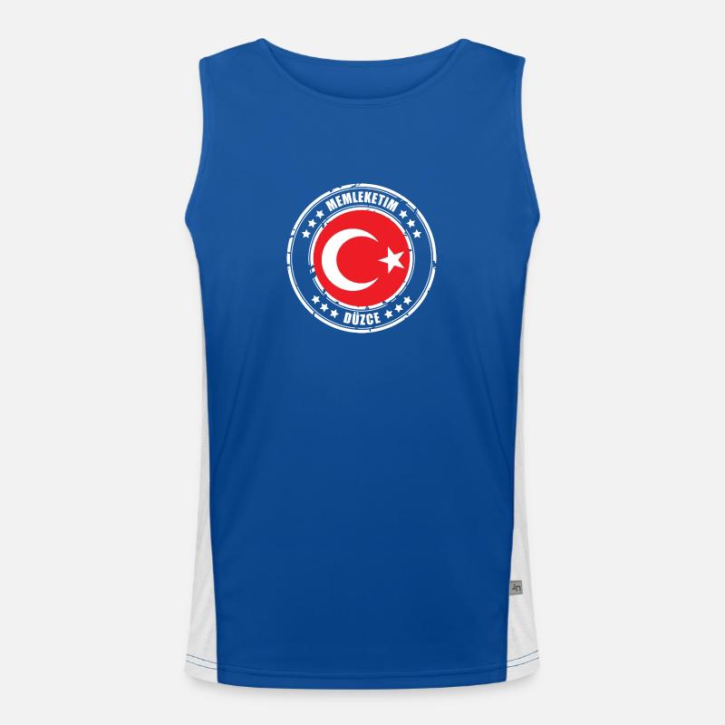 Memleketim DÜZCE Débardeur respirant contrasté Homme 