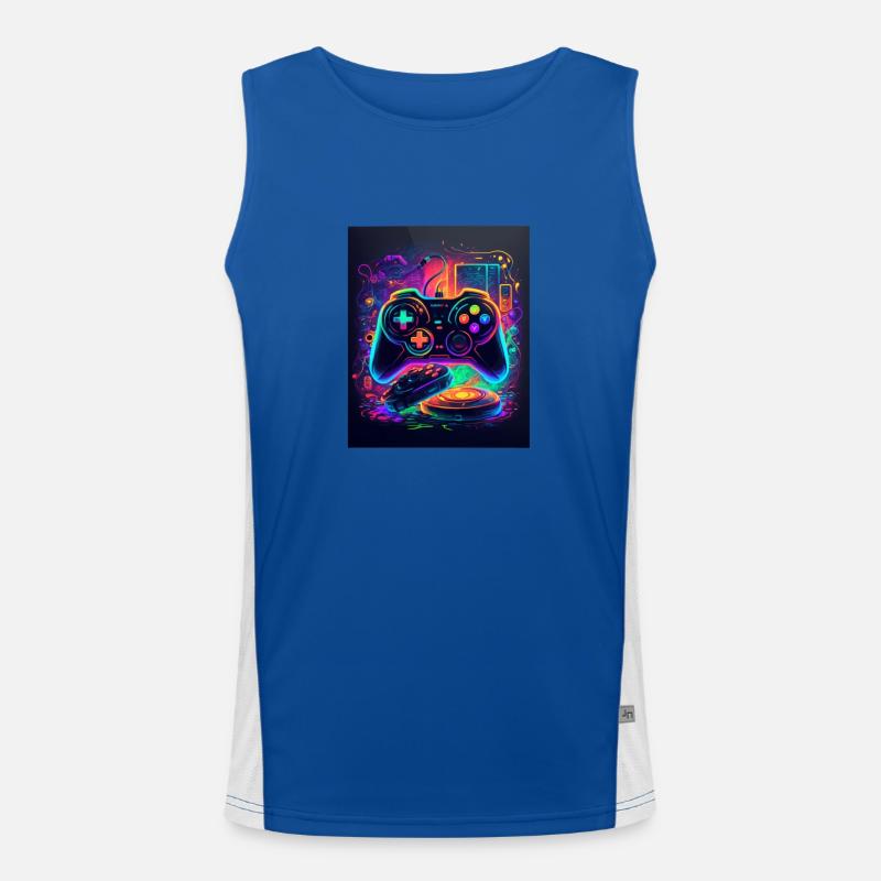 C’est l’heure du jeu : pas de temps pour les perdants Débardeur respirant contrasté Homme 