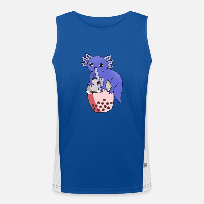 BubbleAxo Men's Functional Contrast Tank Top 