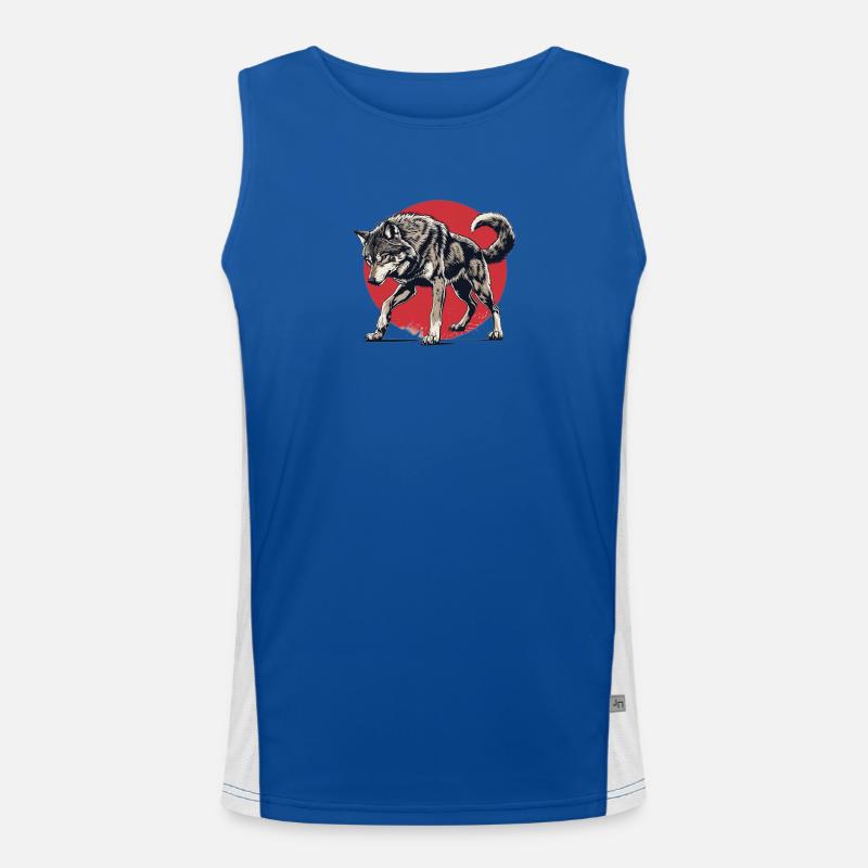 Epic Wolf Men's Functional Contrast Tank Top 