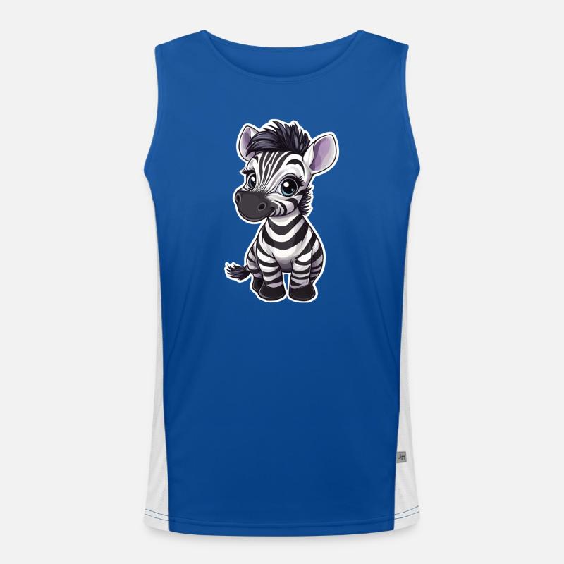 Zebra Men's Functional Contrast Tank Top 