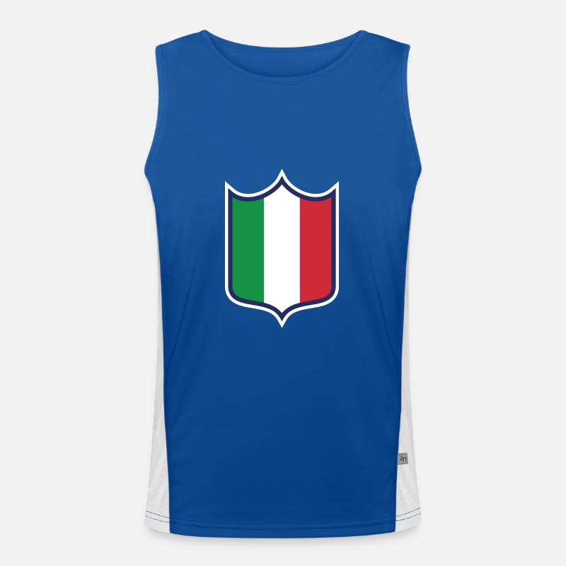 Italien Funktionelles Kontrast-Tank Top für Männer 
