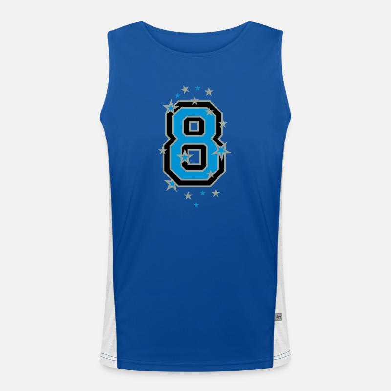 Sieben 7 Funktionelles Kontrast-Tank Top für Männer 