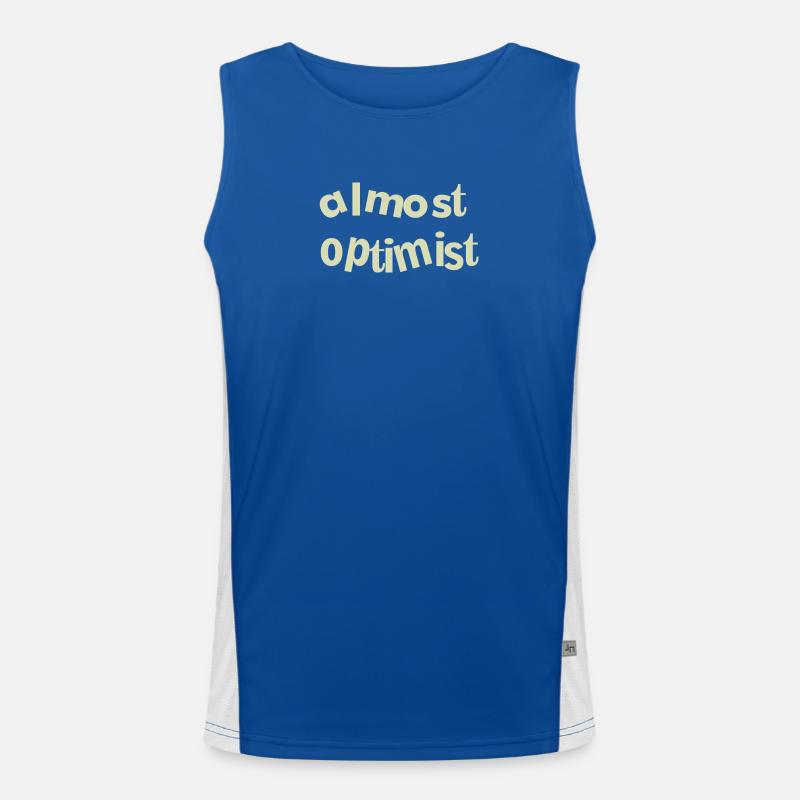 optimist Funktionelles Kontrast-Tank Top für Männer 