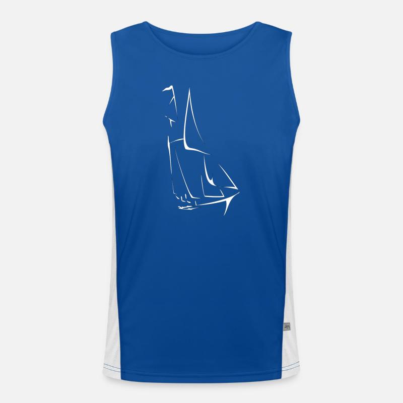 Boot Funktionelles Kontrast-Tank Top für Männer 