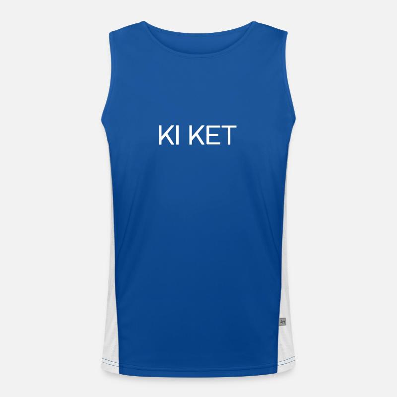 Ki ket of Dialect Men's Functional Contrast Tank Top 