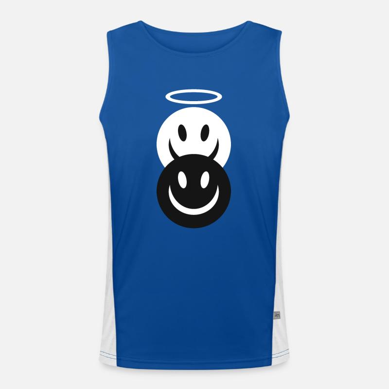 Devils and angels Men's Functional Contrast Tank Top 