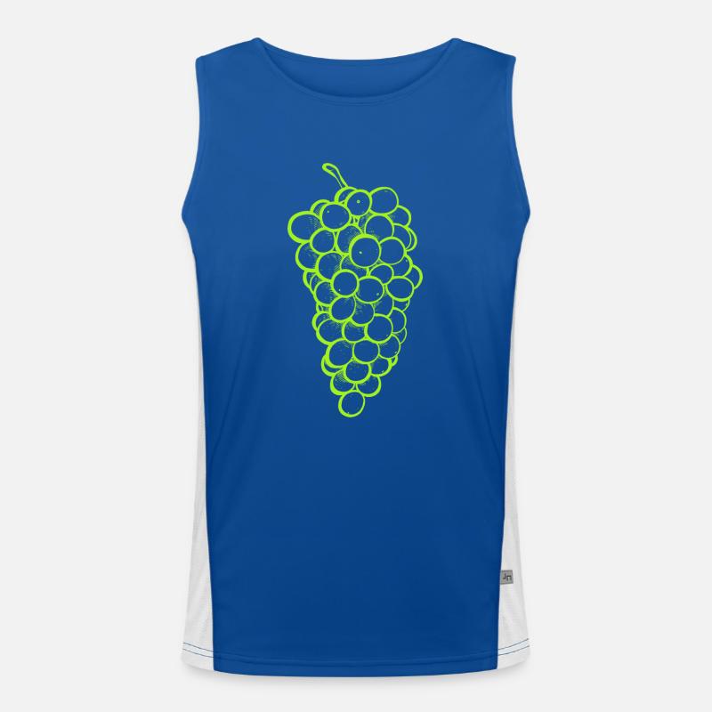 Grappe de raisins Débardeur respirant contrasté Homme 