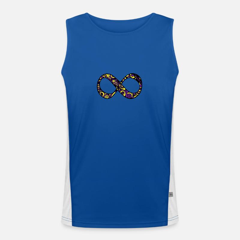 Liebe von der Sonne Traum vom Mond Boho Geschenk Funktionelles Kontrast-Tank Top für Männer 