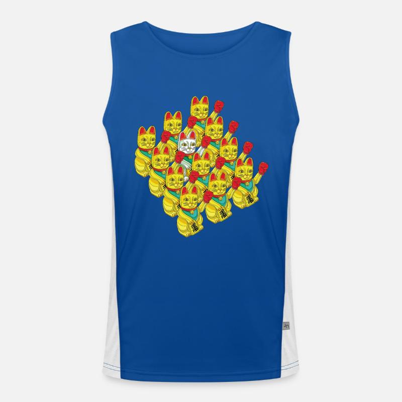 ARMEE DER BOXKATZEN Funktionelles Kontrast-Tank Top für Männer 