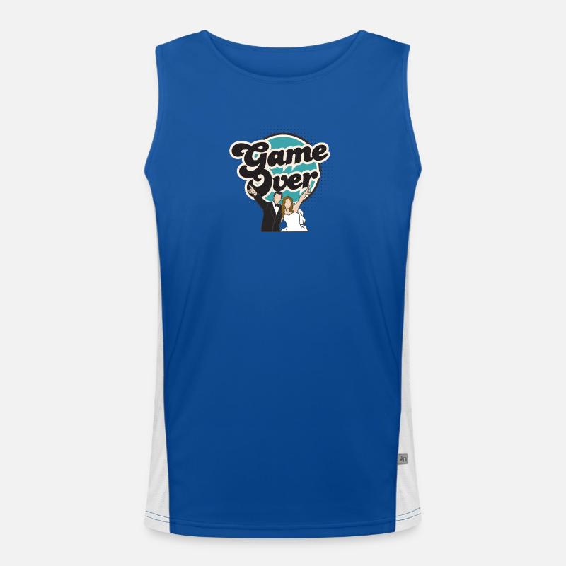 Game over Men's Functional Contrast Tank Top 