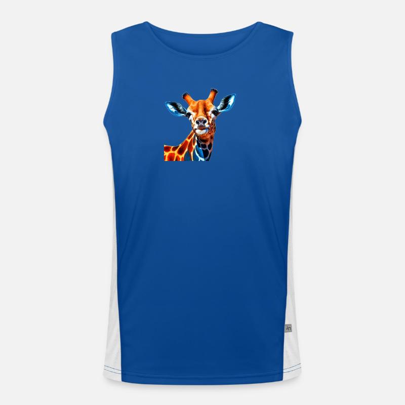 Giraffa - Giraffe Men's Functional Contrast Tank Top 