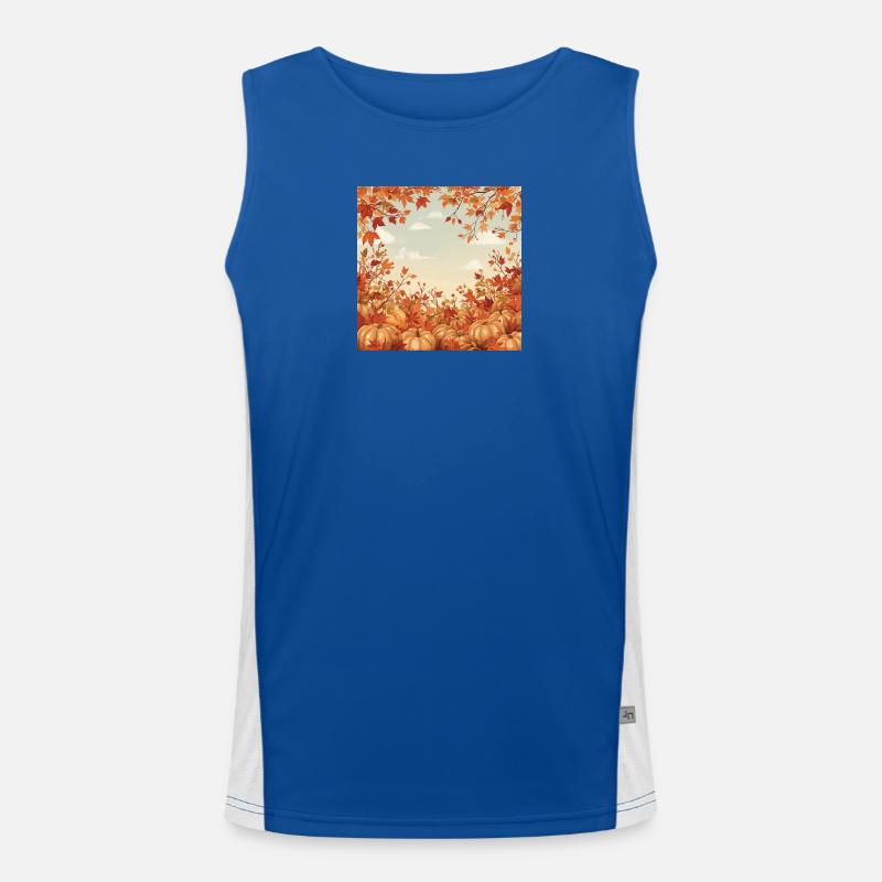 Hello autumn Men's Functional Contrast Tank Top 